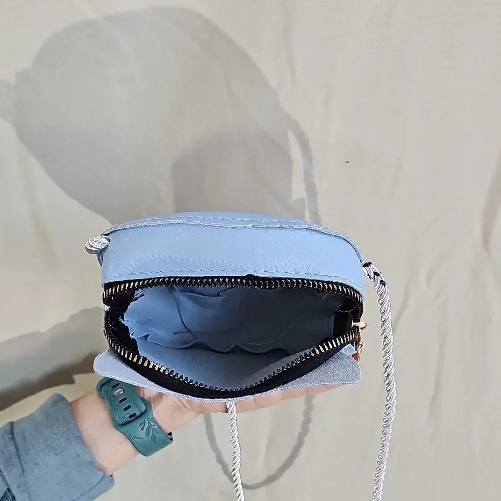 Kids Blue Cat Face Crossbody Bag - Unbranded (0045)